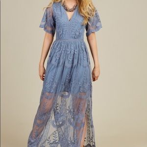 altar’d state maxi lace dress